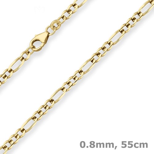 4mm figarokette goldkette - 3,4mm,