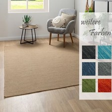 Steffensmeier Handweb Teppich Delhi handgewebt Kelim Wohnzimmer Schurwolle