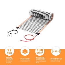 12V Heizung für Camping Wohnmobil Zelt PKW Innenraumheizung Heizfolie Niedervolt