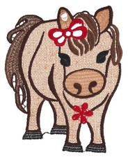 Fensterbild Kinderzimmer Pferd