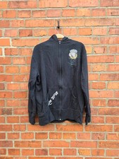 Sweatjacke mit Kaputze  Nine Divine Gr L schwarz