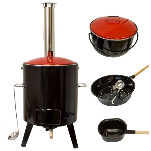 Gulaschkanone mit kesseltopf - mit,