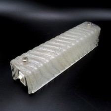 Designer Glas Wandlampe Eisglas Vintage Retro Ice Look Eglo? Sische? Wall Lamp