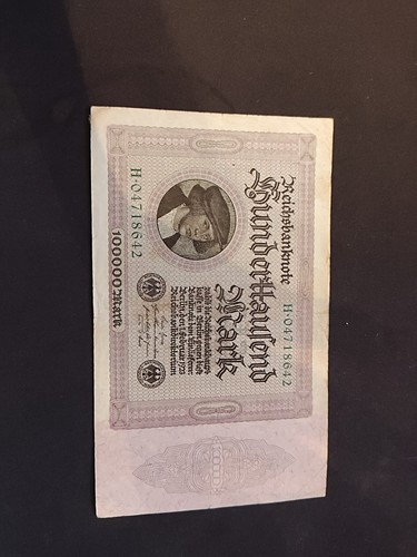 Deutsches reich 100000 - 100000, mark