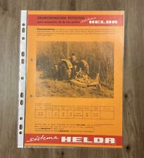 Orig. HELDA + DEUTZ FAHR Prospekt Brochure Landmaschinen Traktor Schlepper C8