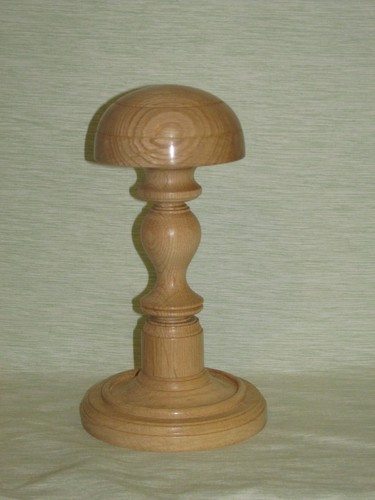 Holz kurzhut perücke ständer - holz,