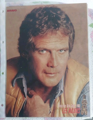 Lee majors poster bravo - lee, bronze