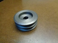 2 rillige Keilriemenscheibe- Motorkeilriemenscheibe - Motor Elektromotor Scheibe