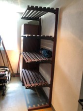 Regal Holz Dunkeles Holz