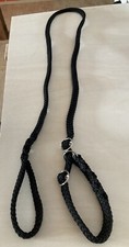 hundeleine geflochten inklusive Halsband und Halteschlaufe