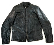 BROOKS Cafe Racer US Biker Harley Motorrad Lederjacke 52 L