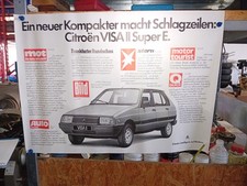 Citroen Werbung Plakat Visa