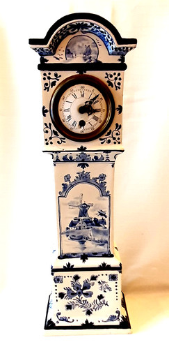 Keramik tischuhr standuhr 45cm - keramik,