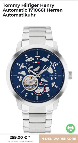 Herrenuhr tommy hilfiger - herrenuhr,