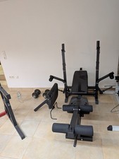 Hantelbank-Set mit Gewichten