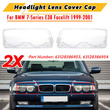 Links+Rechts Scheinwerferglas Streuscheibe Linse Für BMW 7ER E38 Facelift 99-01