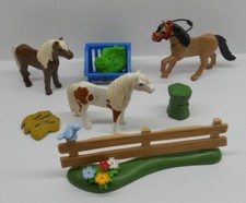 Ponys 3 Stück Weide mit Zaun Zubehör ++ Country Pony Reiterhof Tiere Playmobil
