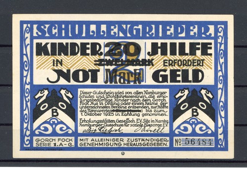 Hamburg mark notgeld - mark,