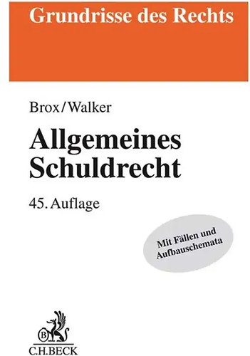 Allgemeines schuldrecht - allgemeines,