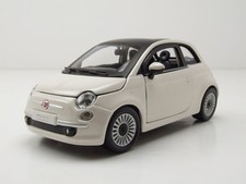 Fiat 500 2007 weiß Modellauto
