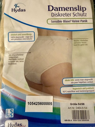 Inkontinenzslip für damen - damen, mit