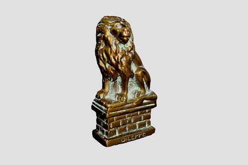 Messing löwe figur - messing,