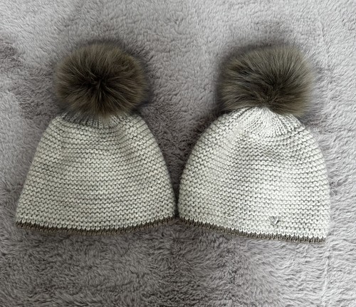 Beige mütze set - beige,
