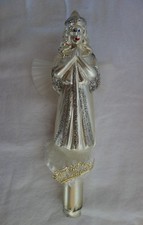 Christbaumspitze Engel Christkind Christbaumschmuck Glas Weihnachtsbaumspitze 