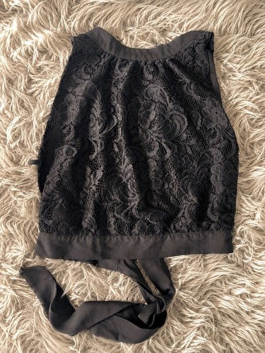 Schwarzes spitzen top damen - spitzen,