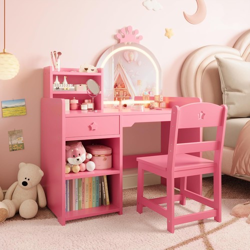 Stuhl kinder schminktisch mit - kinder,