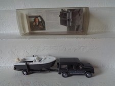 Siemens Werbemodell Geländewagen mit Boot