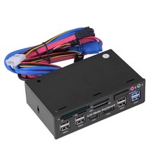 5.25in Media Dashboard Front Panel USB3.0/2.0 HUB ESATA Multi Card