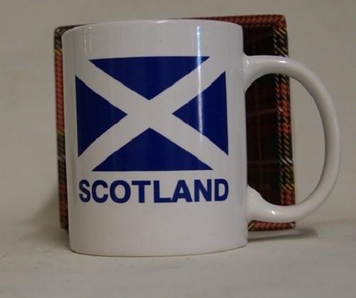 Teetasse schottland flagge neu - teetasse,