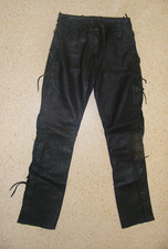 Lederhose schwarz mit