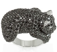 Raubkatzen-Ring 925Silber