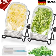 2x 1000 ML Sprossenglas Set