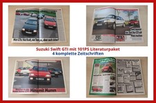 Suzuki Swift GTI mit 101PS Literaturpaket - 4 komplette Zeitschriften