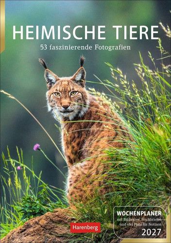 Heimische tiere wochenplaner - tiere,