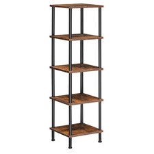 Regal Holz-Metall Vintagebraun
