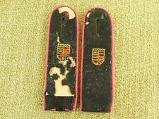 Paar Schulterklappen Feuerwehr