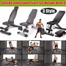 Hantelbank Klappbar Verstellbar Schrägbank Bankdrücken Fitness Training Homegym