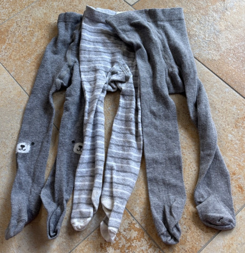 Strumpfhosen 3er set grau - 3er,