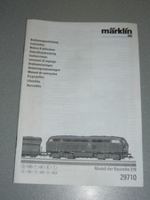Märklin 29710 - Bedienungsanleitung - (055-203) - sehr gut erhalten