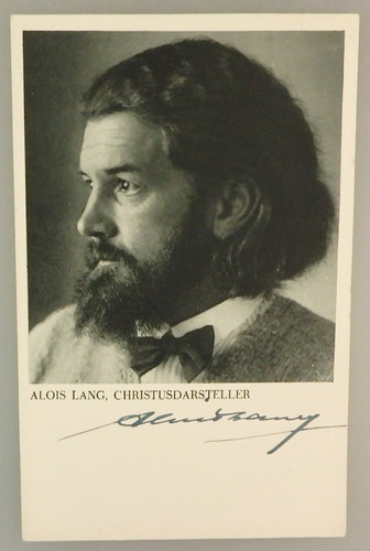 Autogramm alois lang - alois,