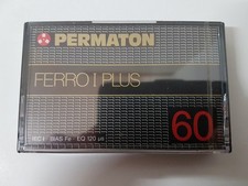 10x PERMATON Ferro I Plus C60 Cassette Tape ++ OVP ++ SEALED + VINTAGE + RARITÄT