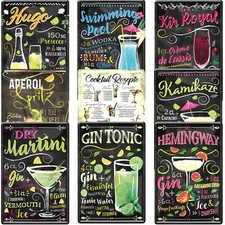 Cocktail Blechschild 20x30cm