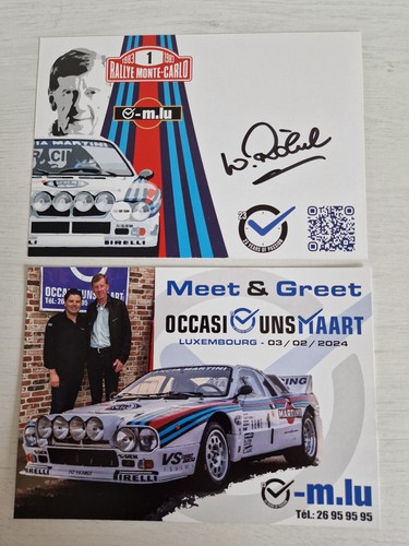 Walter röhrl autogrammkarte - röhrl,