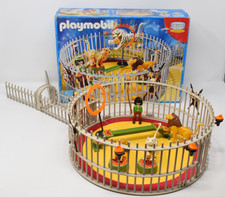 Playmobil Zirkus 4233 Löwe, Leopard & Tiger Zirkus Arena. Figuren & Tiere