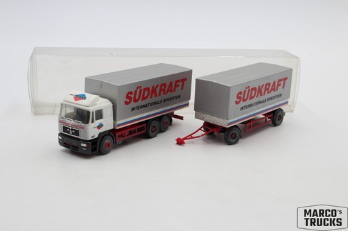 Herpa man f2000 hängerzug - herpa,