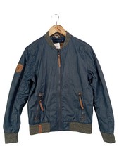 NAKETANO Herren Outdoorjacke Gr. 46; S Blau Streetwear Vintage